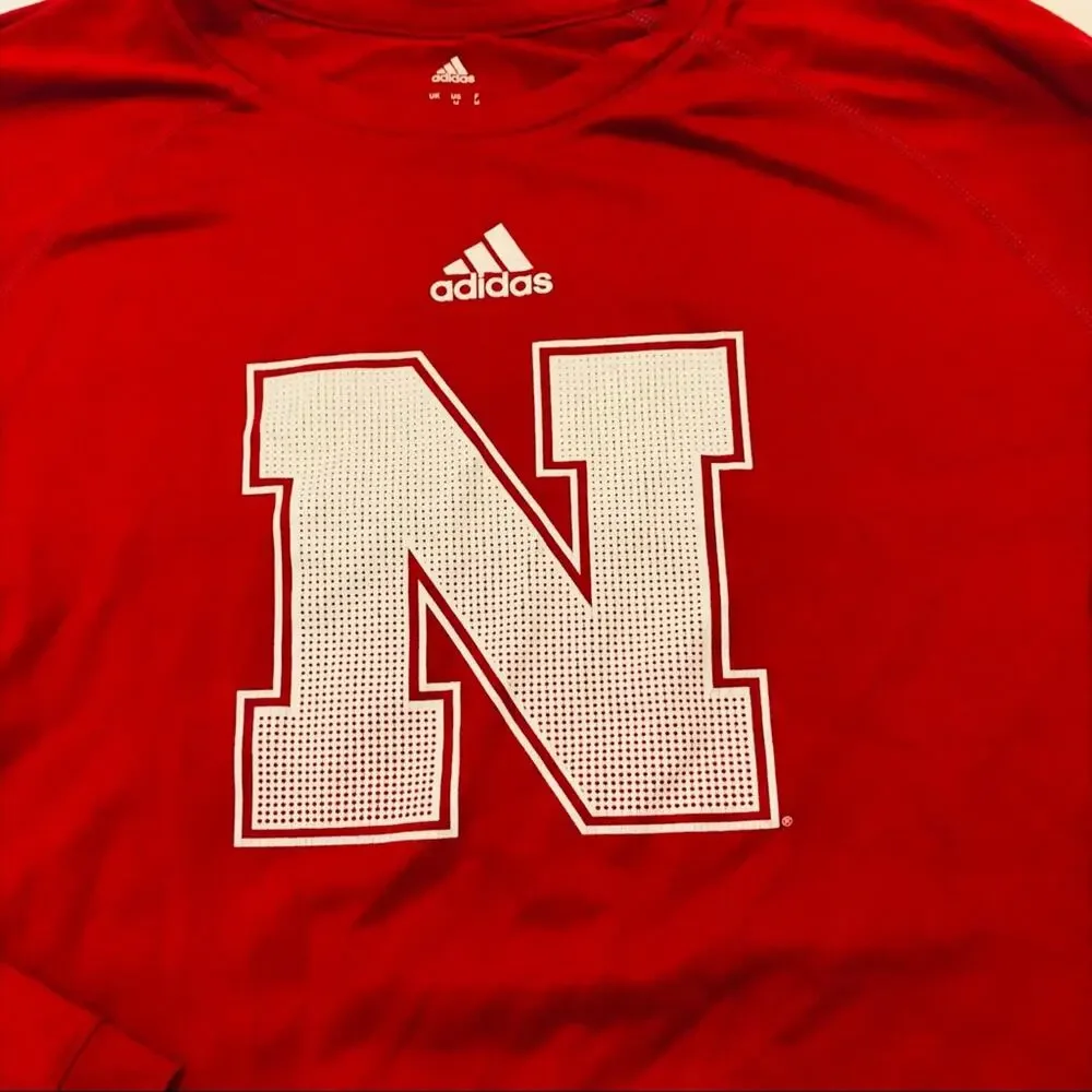 Adidas Nebraska Huskers Long Sleeve